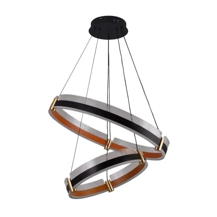 LED Stmívatelný lustr na lanku LED/140W/230V 3000-6500K + dálkové ovládání