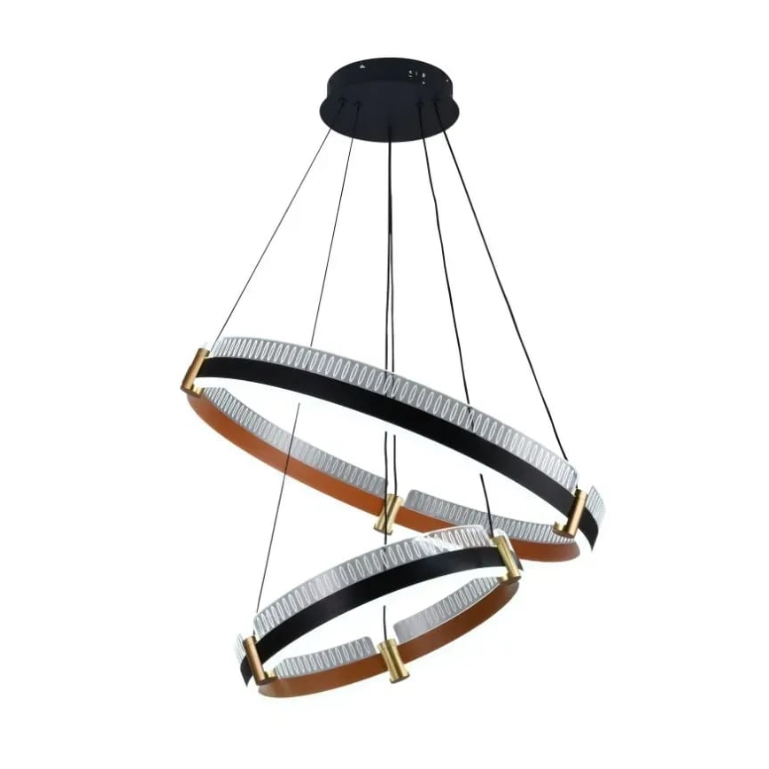 LED Stmívatelný lustr na lanku LED/140W/230V 3000-6500K + dálkové ovládání