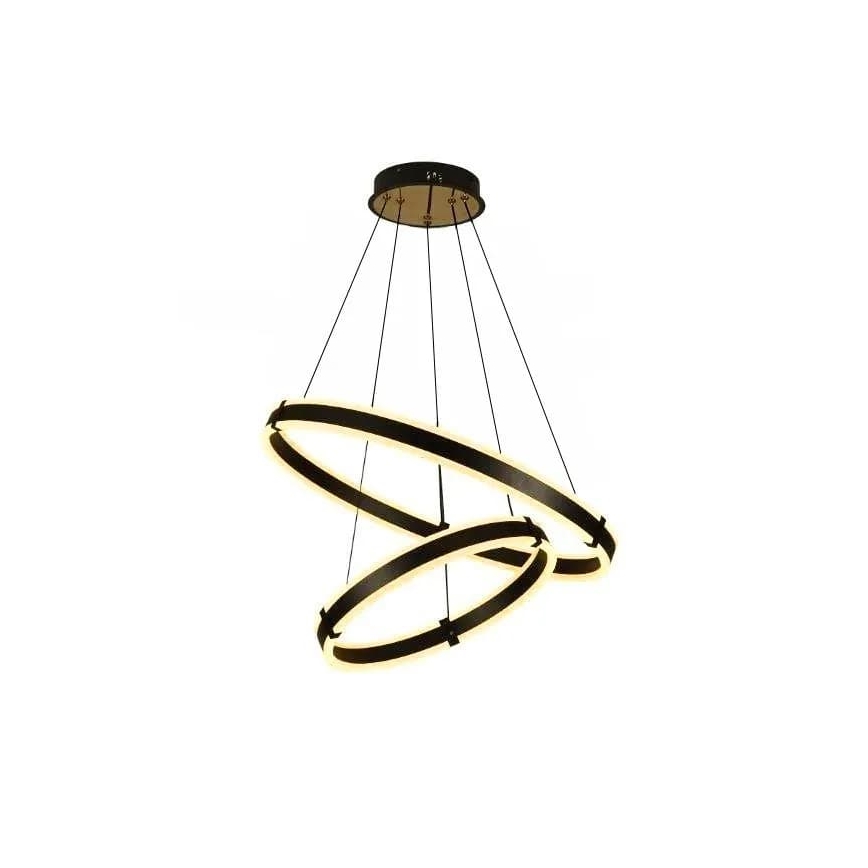 LED Stmívatelný lustr na lanku LED/140W/230V 3000-6500K + dálkové ovládání