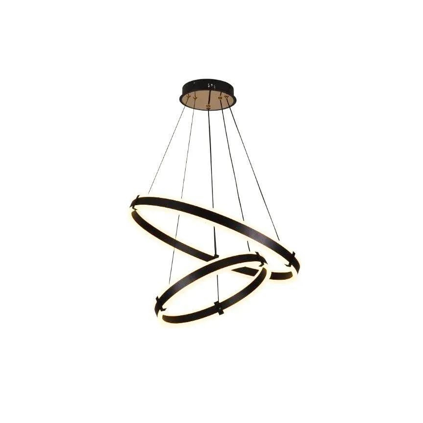 LED Stmívatelný lustr na lanku LED/140W/230V 3000-6500K + dálkové ovládání