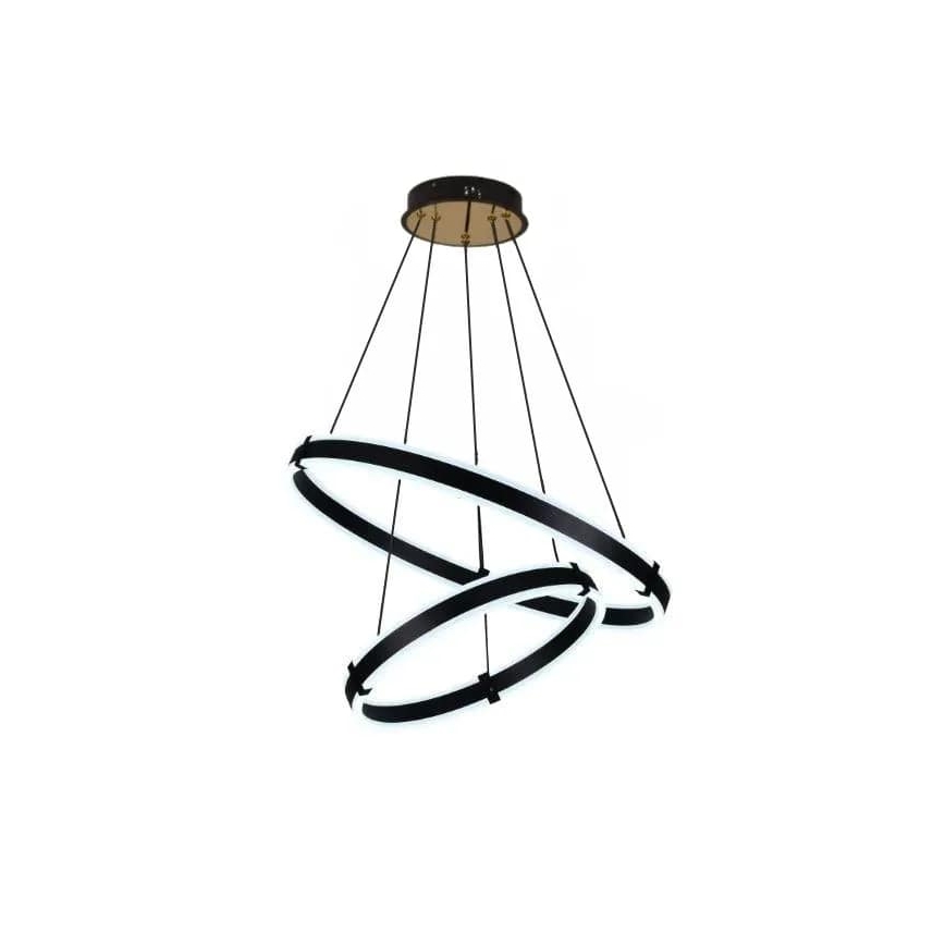LED Stmívatelný lustr na lanku LED/140W/230V 3000-6500K + dálkové ovládání