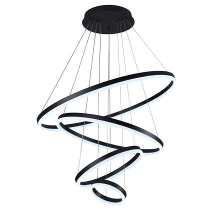 LED Stmívatelný lustr na lanku LED/165W/230V 3000-6500K pr. 80 cm + dálkové ovládání