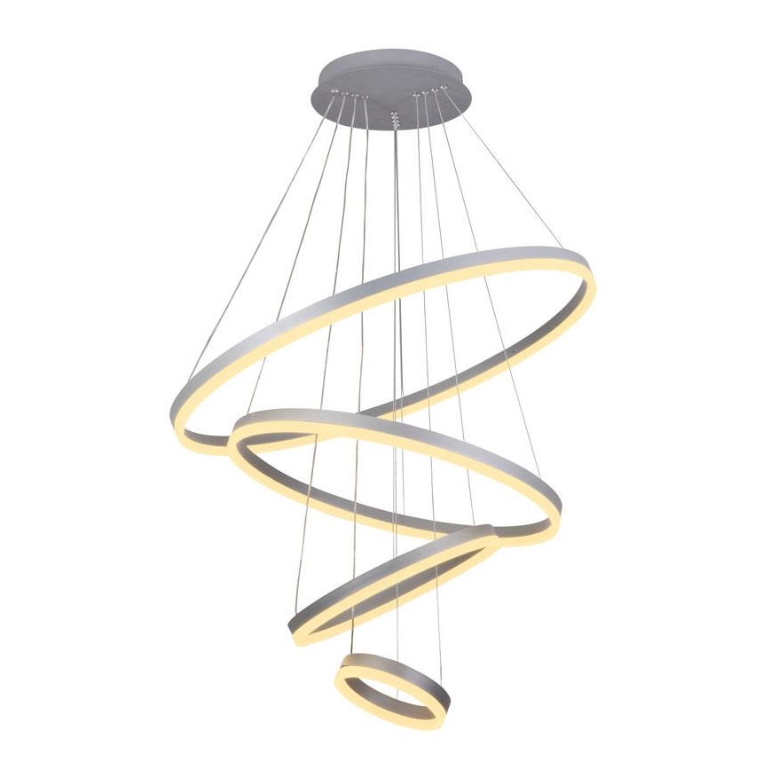 LED Stmívatelný lustr na lanku LED/165W/230V 3000-6500K pr. 80 cm + dálkové ovládání