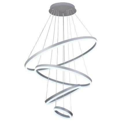LED Stmívatelný lustr na lanku LED/165W/230V 3000-6500K pr. 80 cm + dálkové ovládání