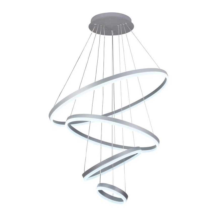 LED Stmívatelný lustr na lanku LED/165W/230V 3000-6500K pr. 80 cm + dálkové ovládání