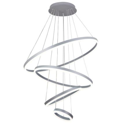 LED Stmívatelný lustr na lanku LED/165W/230V 3000-6500K pr. 80 cm + dálkové ovládání