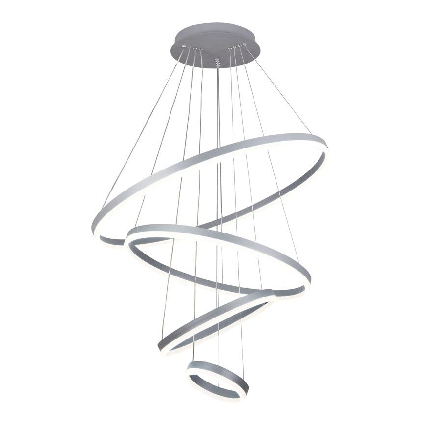 LED Stmívatelný lustr na lanku LED/165W/230V 3000-6500K pr. 80 cm + dálkové ovládání