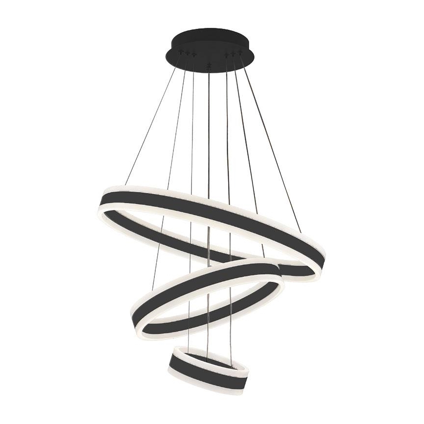 LED Stmívatelný lustr na lanku LED/165W/230V 3000-6500K + dálkové ovládání