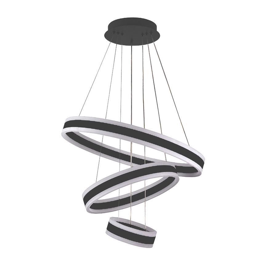 LED Stmívatelný lustr na lanku LED/165W/230V 3000-6500K + dálkové ovládání