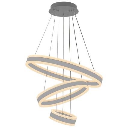 LED Stmívatelný lustr na lanku LED/165W/230V 3000-6500K + dálkové ovládání