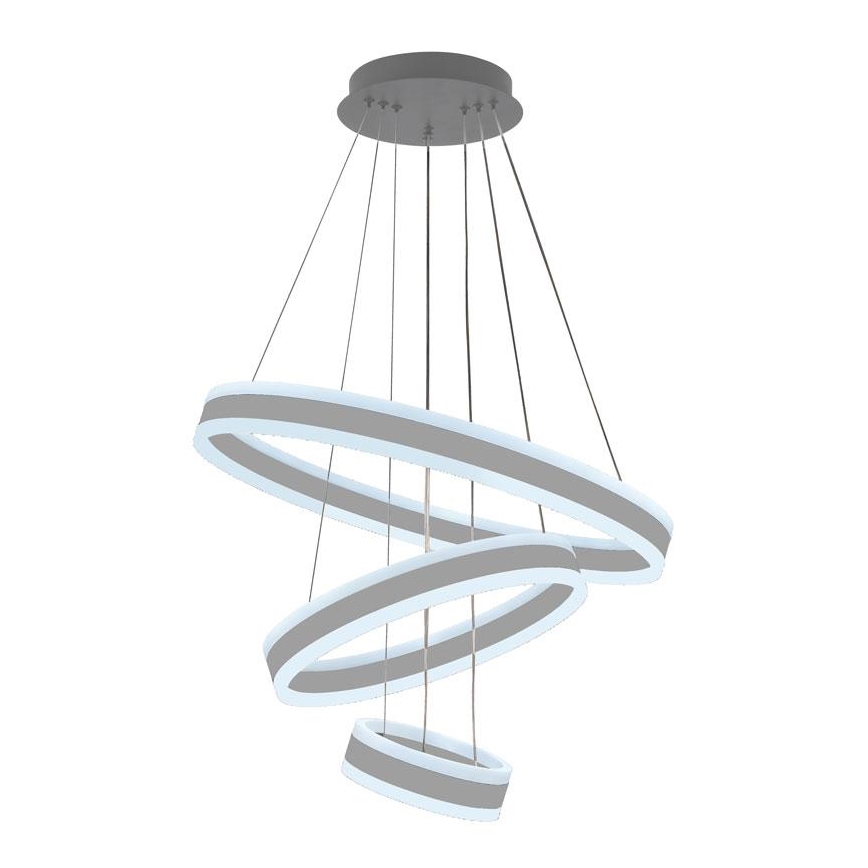 LED Stmívatelný lustr na lanku LED/165W/230V 3000-6500K + dálkové ovládání