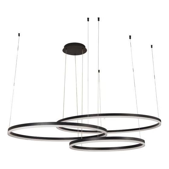 LED Stmívatelný lustr na lanku LED/170W/230V 3000-6500K + dálkové ovládání