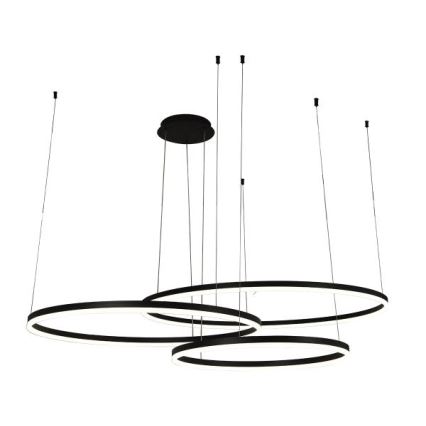 LED Stmívatelný lustr na lanku LED/170W/230V 3000-6500K + dálkové ovládání