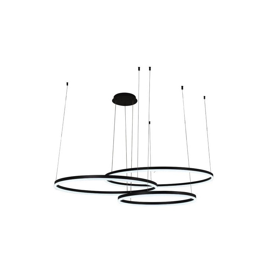 LED Stmívatelný lustr na lanku LED/170W/230V 3000-6500K + dálkové ovládání