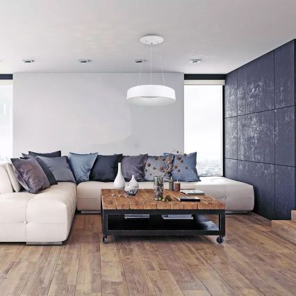 LED Stmívatelný lustr na lanku LED/20W/230V