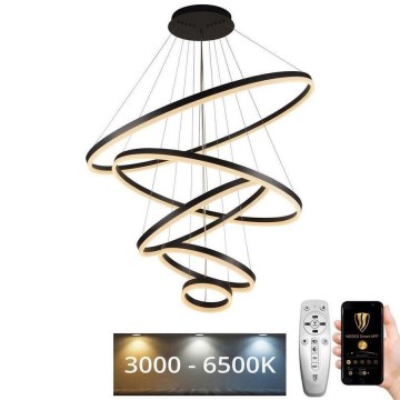 LED Stmívatelný lustr na lanku LED/210W/230V 3000-6500K pr. 100 cm + dálkové ovládání