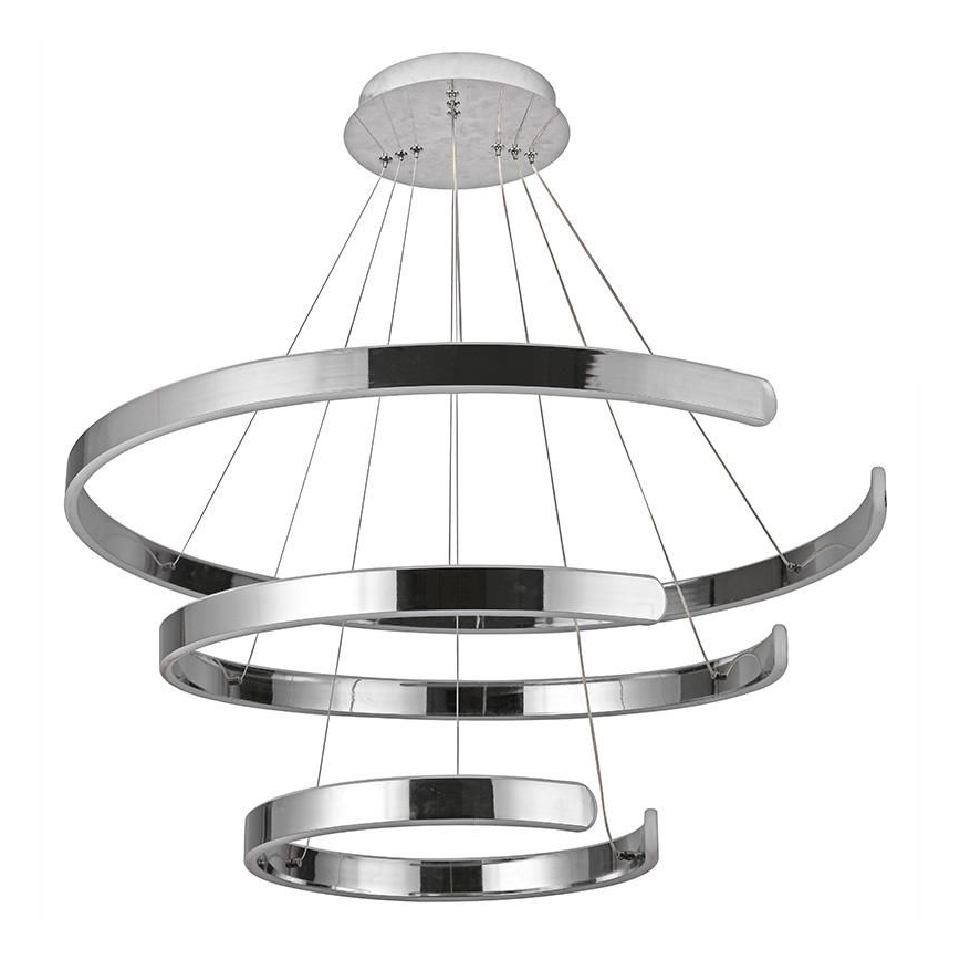 LED Stmívatelný lustr na lanku LED/220W/230V 3000-6500K + dálkové ovládání