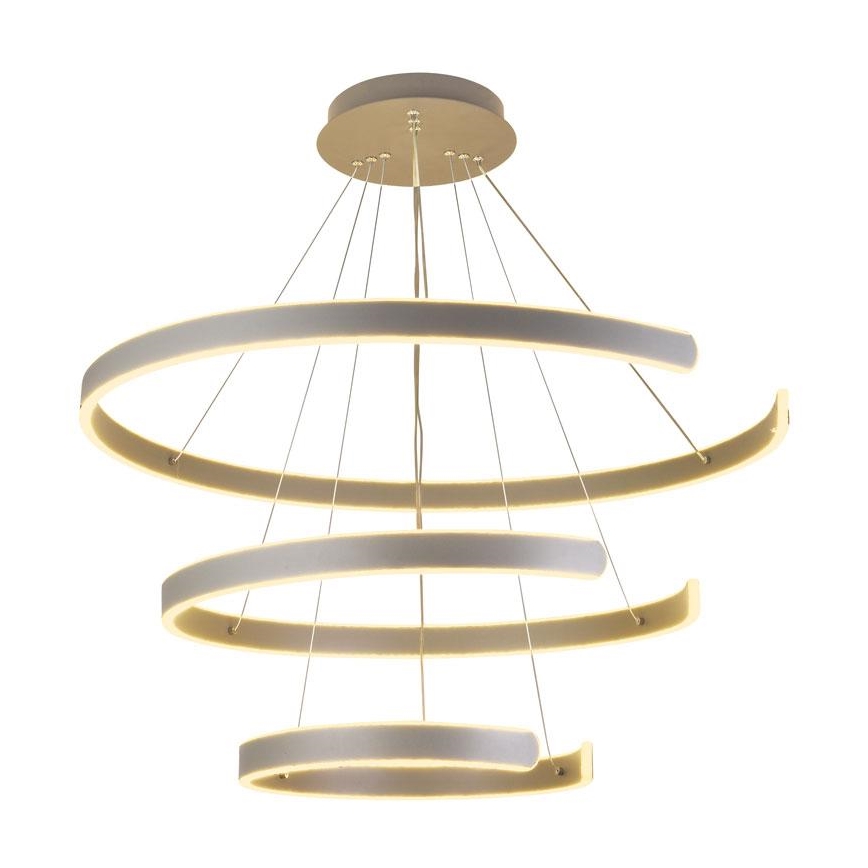 LED Stmívatelný lustr na lanku LED/220W/230V 3000-6500K + dálkové ovládání