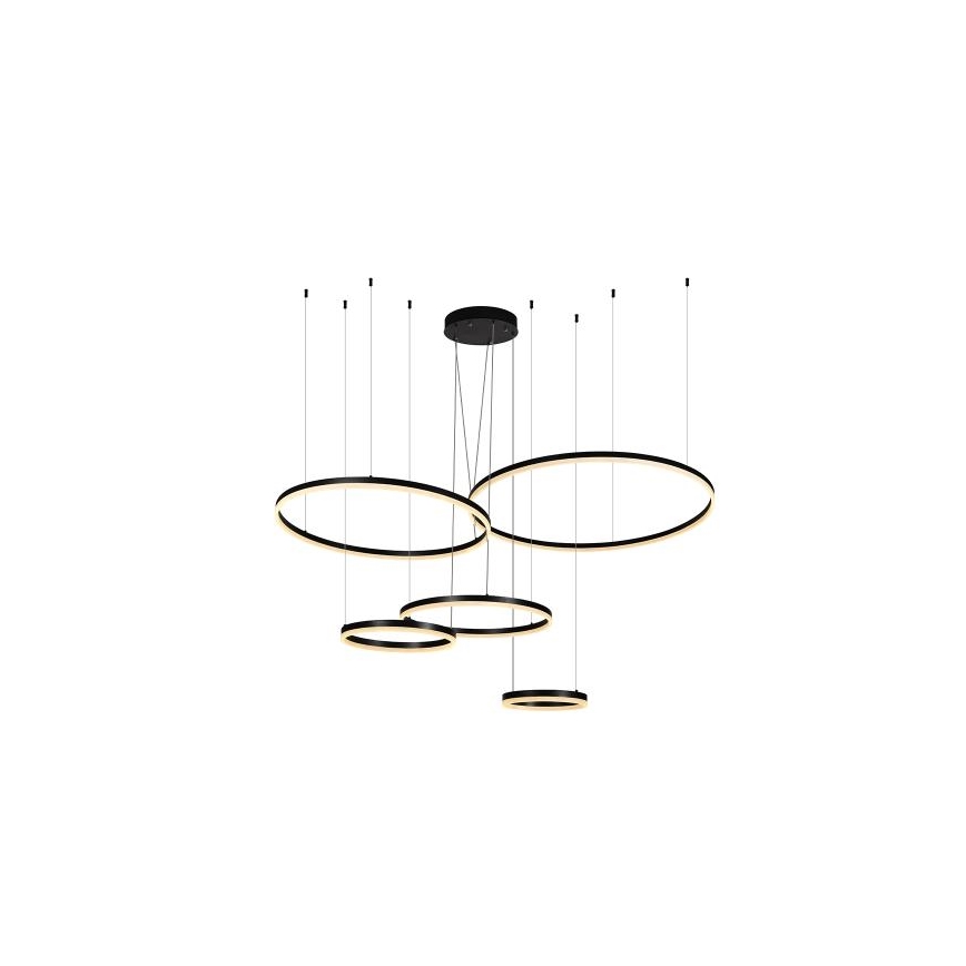 LED Stmívatelný lustr na lanku LED/220W/230V 3000-6500K pr. 100 cm + dálkové ovládání