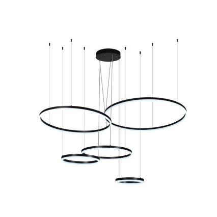 LED Stmívatelný lustr na lanku LED/220W/230V 3000-6500K pr. 100 cm + dálkové ovládání