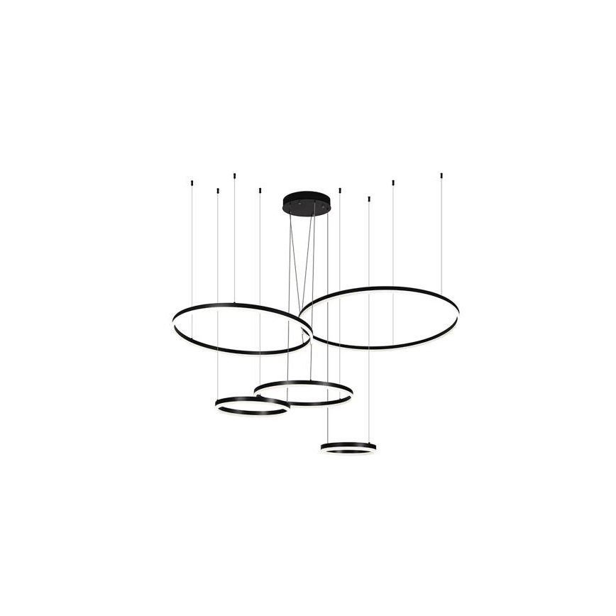 LED Stmívatelný lustr na lanku LED/220W/230V 3000-6500K pr. 100 cm + dálkové ovládání
