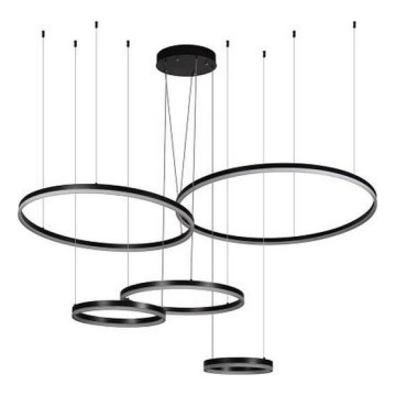 LED Stmívatelný lustr na lanku LED/220W/230V 3000-6500K pr. 100 cm + dálkové ovládání