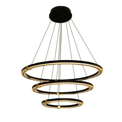 LED Stmívatelný lustr na lanku LED/235W/230V 3000-6500K pr. 80 cm + dálkové ovládání