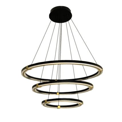 LED Stmívatelný lustr na lanku LED/235W/230V 3000-6500K pr. 80 cm + dálkové ovládání