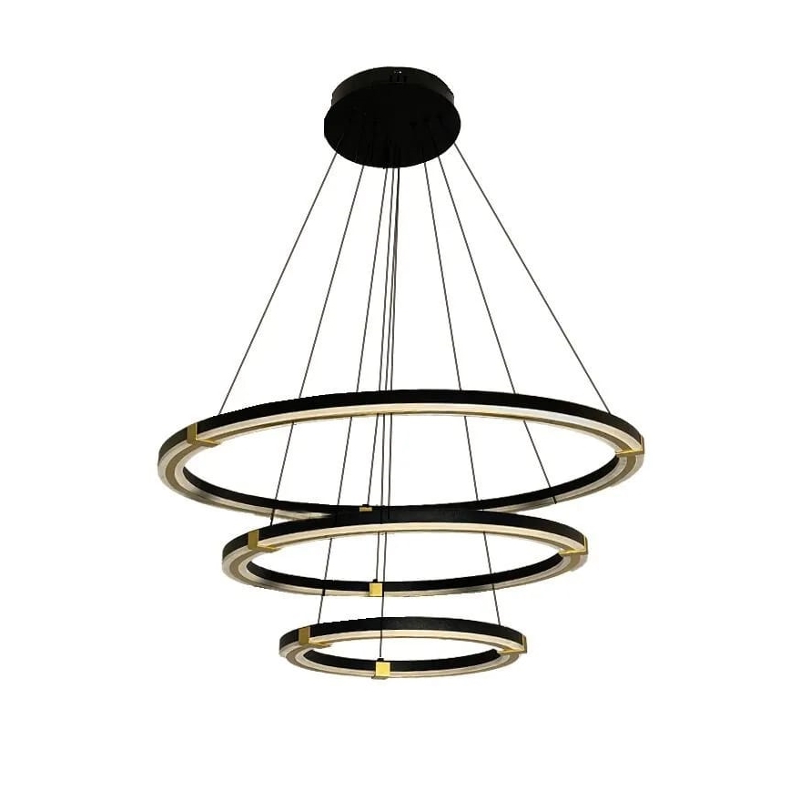 LED Stmívatelný lustr na lanku LED/235W/230V 3000-6500K pr. 80 cm + dálkové ovládání