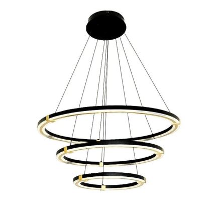 LED Stmívatelný lustr na lanku LED/235W/230V 3000-6500K pr. 80 cm + dálkové ovládání