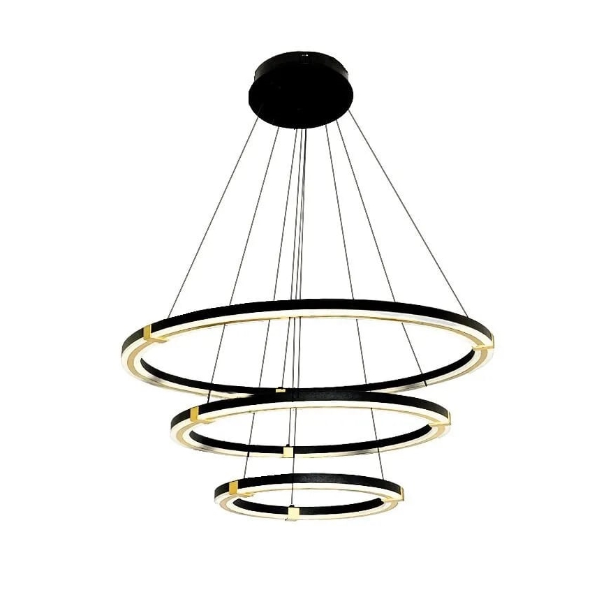 LED Stmívatelný lustr na lanku LED/235W/230V 3000-6500K pr. 80 cm + dálkové ovládání