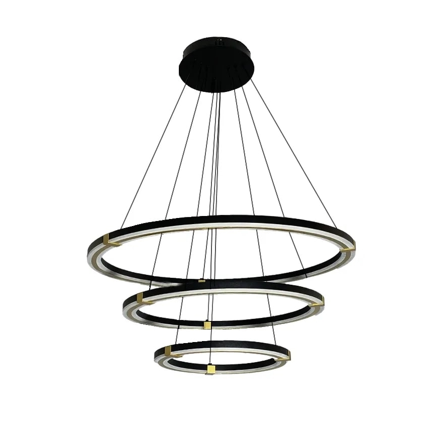 LED Stmívatelný lustr na lanku LED/235W/230V 3000-6500K pr. 80 cm + dálkové ovládání