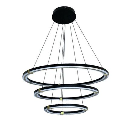 LED Stmívatelný lustr na lanku LED/235W/230V 3000-6500K pr. 80 cm + dálkové ovládání