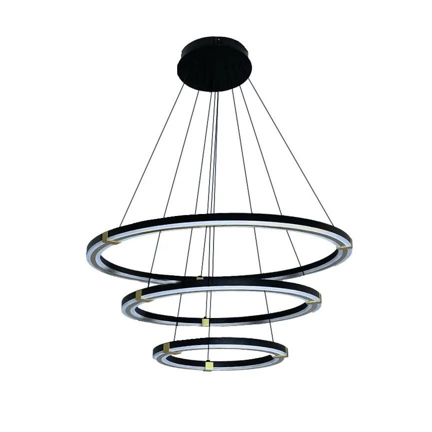 LED Stmívatelný lustr na lanku LED/235W/230V 3000-6500K pr. 80 cm + dálkové ovládání