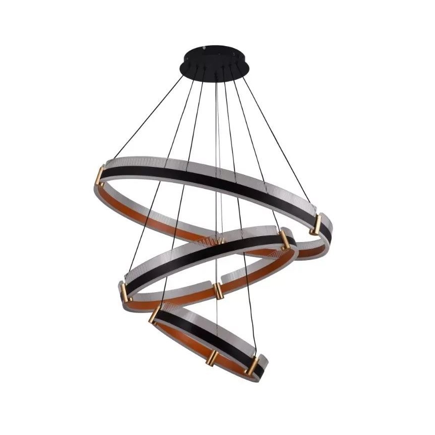 LED Stmívatelný lustr na lanku LED/240W/230V 3000-6500K pr. 80 cm + dálkové ovládání