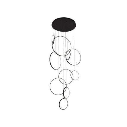 LED Stmívatelný lustr na lanku LED/290W/230V 3000-6500K pr. 60 cm + dálkové ovládání