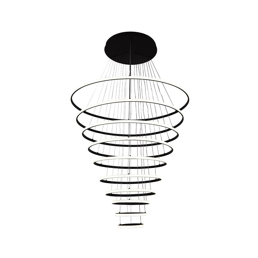 LED Stmívatelný lustr na lanku LED/365W/230V 3000-6500K pr. 100 cm + dálkové ovládání