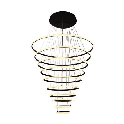 LED Stmívatelný lustr na lanku LED/365W/230V 3000-6500K pr. 100 cm + dálkové ovládání