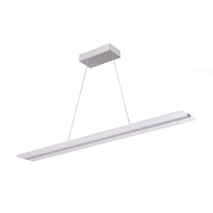 LED Stmívatelný lustr na lanku LED/40W/230V 3000-6500K bílá + dálkové ovládání