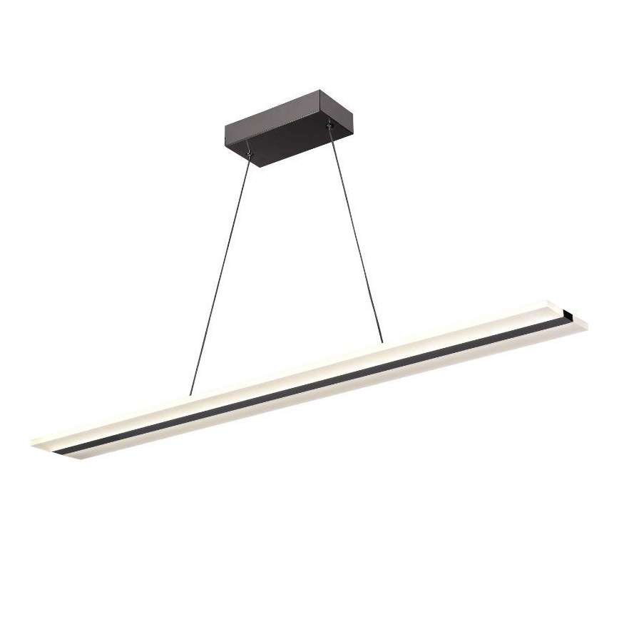 LED Stmívatelný lustr na lanku LED/40W/230V 3000-6500K chrom + dálkové ovládání