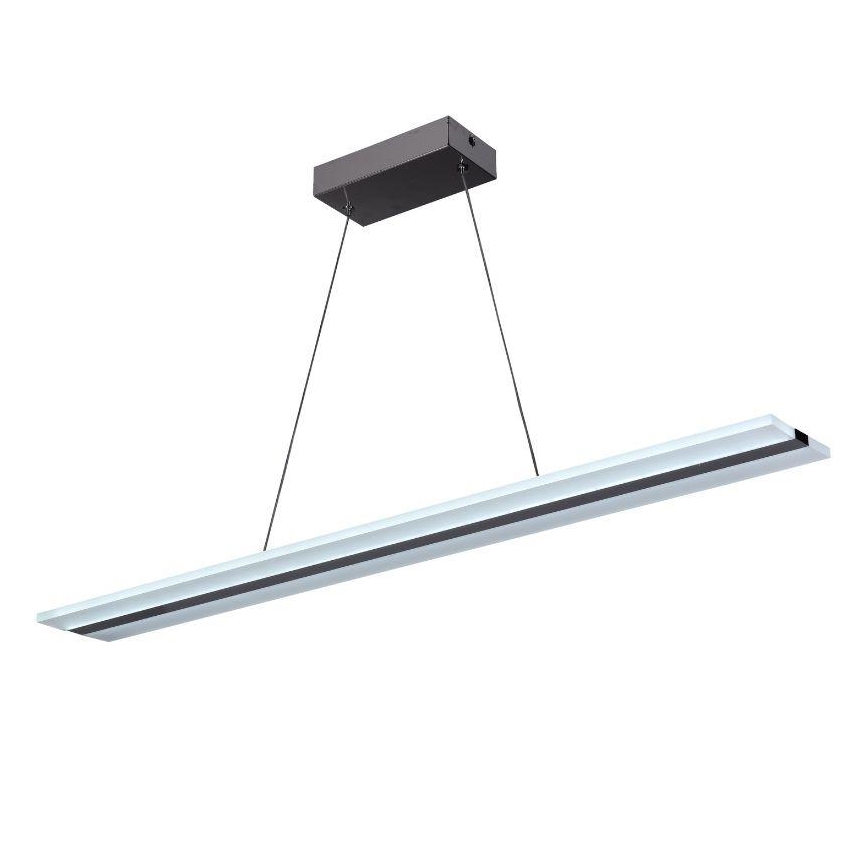 LED Stmívatelný lustr na lanku LED/40W/230V 3000-6500K chrom + dálkové ovládání