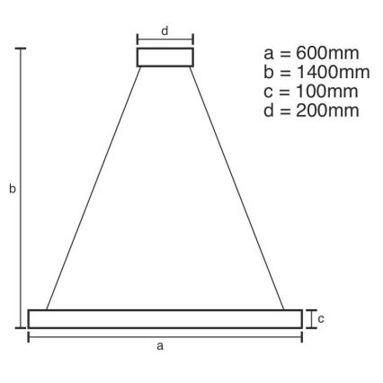 LED Stmívatelný křišťálový lustr na lanku LED/40W/230V 3000-6500K chrom + dálkové ovládání