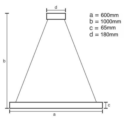 LED Stmívatelný křišťálový lustr na lanku LED/40W/230V 3000-6500K lesklý chrom + dálkové ovládání