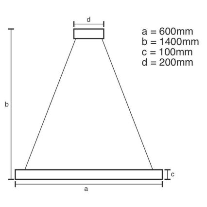 LED Stmívatelný křišťálový lustr na lanku LED/40W/230V 3000-6500K chrom/zlatá + dálkové ovládání