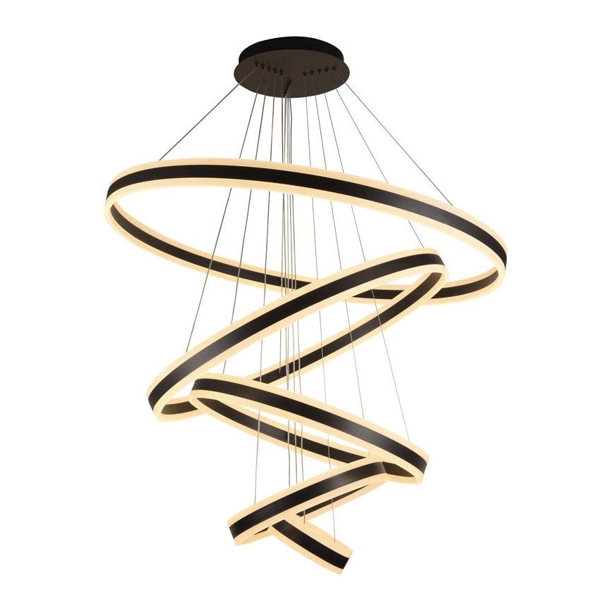 LED Stmívatelný lustr na lanku LED/420W/230V 3000-6500K pr. 100 cm + dálkové ovládání