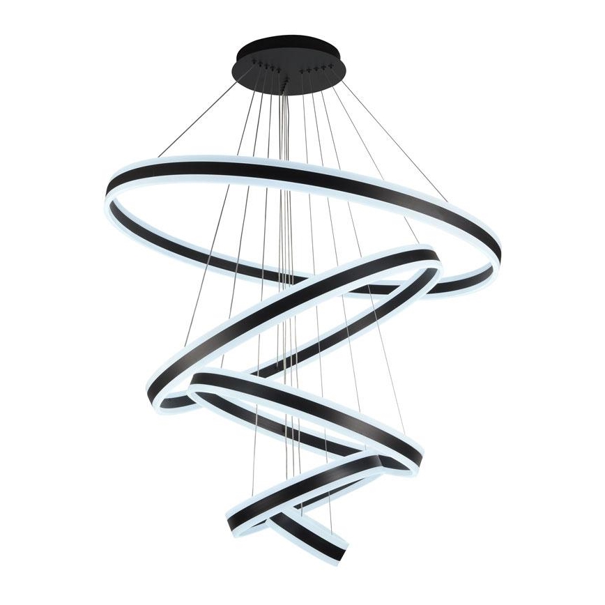 LED Stmívatelný lustr na lanku LED/420W/230V 3000-6500K pr. 100 cm + dálkové ovládání
