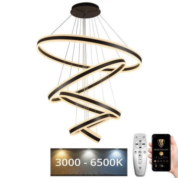 LED Stmívatelný lustr na lanku LED/420W/230V 3000-6500K pr. 100 cm + dálkové ovládání