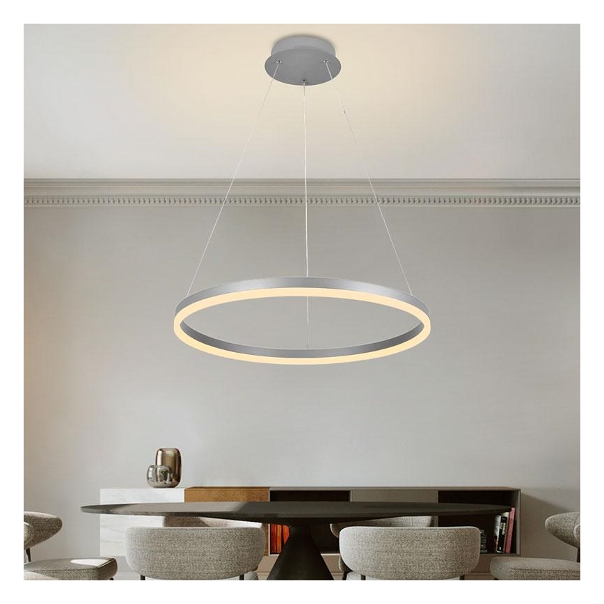LED Stmívatelný lustr na lanku LED/42W/230V 3000-6500K + dálkové ovládání