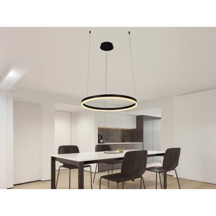 LED Stmívatelný lustr na lanku LED/42W/230V 3000-6500K + dálkové ovládání