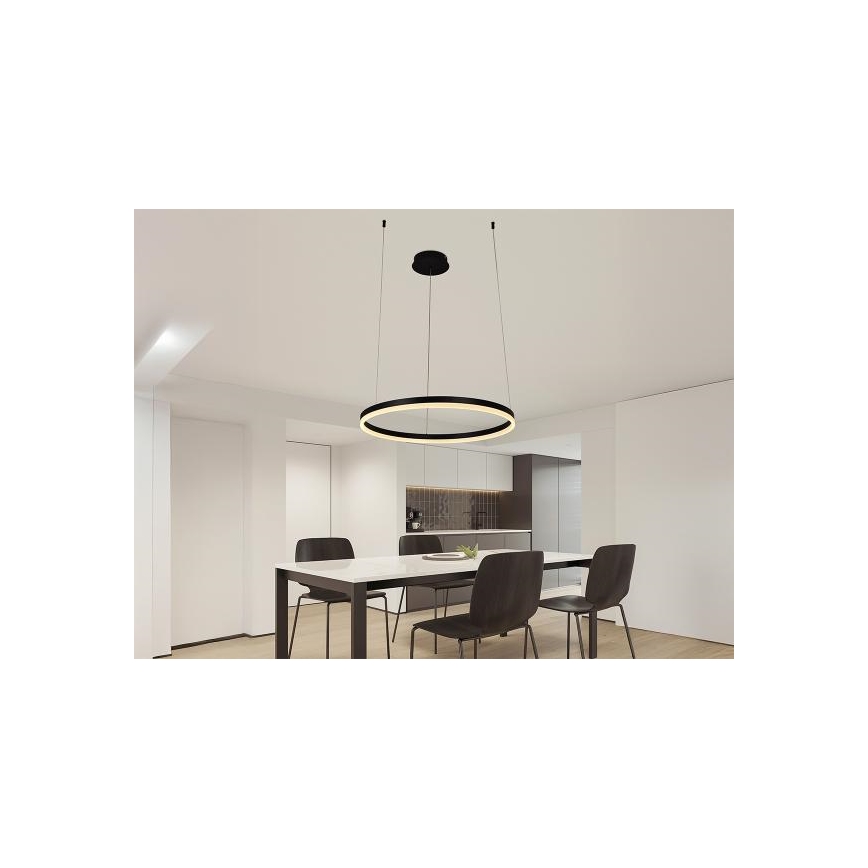 LED Stmívatelný lustr na lanku LED/42W/230V 3000-6500K + dálkové ovládání